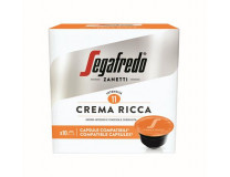 Kávové kapsule, kompatibilné s Dolce Gusto, 10 ks, SEGAFREDO "Crema Ricca"