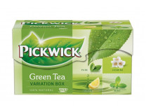Zelený čaj, 20x2 g, PICKWICK "Variácie", citrón, jazmín, earl grey, mäta