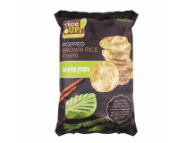 Ryžové chipsy, 60 g, RICE UP, wasabi