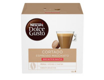 Kávové kapsule, 16 ks, NESCAFÉ DOLCE GUSTO "Cortado", bezkofeínové
