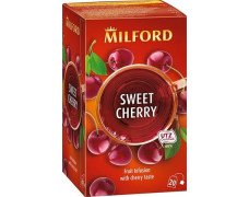 Ovocný čaj, 20x2,5 g, MILFORD "Sweet cherry", čerešňa