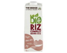 Rastlinný nápoj z hnedej ryže, bio, 1 l, THE BRIDGE