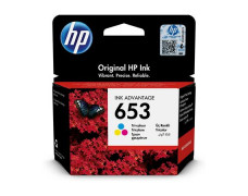 3YM74AE atramentová náplň k DeskJet Plus Ink Advantage 6075 All-in-One tlačiarni, HP 653, c+m+y, 200 strán