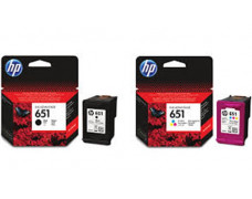 C2P11AE náplň k tlačiarňam Deskjet Ink Advantage 5575, HP 651 farebná, 300 strán