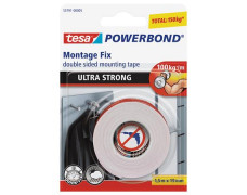 Lepiaca páska, obojstranná, extra silná,  19 mm x 1,5 m, TESA "Powerbond"