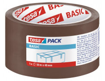 Baliaca páska, 48 mm x 50 m, TESA "Basic", hnedá