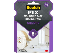 Lepiaca páska na zrkadlá, obojstranná, 19 mm x 5 m, 3M SCOTCH "Mirror"