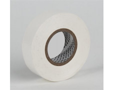 Izolačná páska, PVC, 20 m x 19 mm, biela