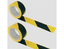 Označovacia páska, 70 mm x 200 m, žlto-čierna