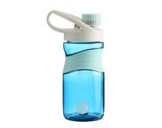 Fľaša, 450 ml, plastová, WABO, modrá