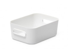 Úložný box, plastový, 1,5 l, SMARTSTORE "Compact S", biely