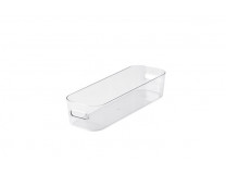 Úložný box, plastový, 1,3 l, SMARTSTORE "Compact Clear Slim", priehľadný