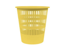 Odpadkový kôš, 12 l, DONAU, pastelovo žltý