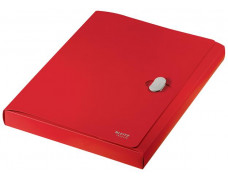 Box na dokumenty, 38 mm, PP, A4, LEITZ "Recycle", červená