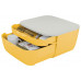 Zásuvkový box, plastový, 2 zásuvky, LEITZ "Cosy", teplá žltá