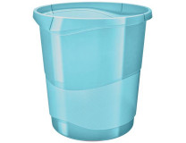 Odpadkový kôš, 14 l, ESSELTE "Colour`Breeze", priehľadný modrý