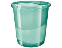 Odpadkový kôš, 14 l, ESSELTE "Colour`Breeze", priehľadný zelený
