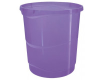 Kôš na odpadky, 14 liter, ESSELTE "Colour`Breeze", priehľadný levanduľový