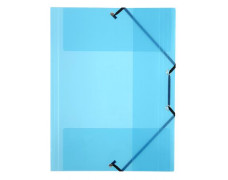 Doska s gumičkou, 15 mm, PP, A4, VIQUEL "Propyglass", modrá