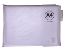 Organizačné vrecko, nylonové, na zips, 355 x 255 mm, APLI, rôzne farby