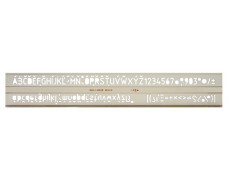 Šablóna na písmená KOH 748039, ISO 10 mm