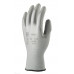 Montážne rukavice, sivé, na dlani namočené do polyuretánu, veľkosť: 8
