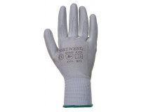 Montážne rukavice, na dlani namočené do polyuretánu, veľkosť: 9, sivé
