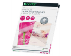 Laminovacia fólia, 125 mikr., A4, lesklá, UDT technológia, LEITZ "iLam"