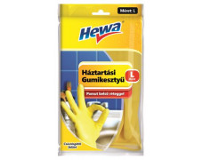 Gumené rukavice pre domácnosť, veľkosť L, HEWA