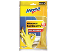 Gumené rukavice pre domácnosť, veľkosť XL, HEWA