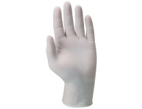 Ochranné rukavice, jednorazové, latex, veľkosť: S/6, pudrované