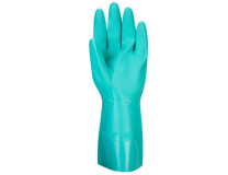 Ochranné rukavice nitril, chemicky odolné, veľkosť: L "Nitrosafe"