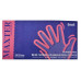 Ochranné rukavice, jednorazové, nitrilové, veľ. L, 200 ks, nepudrované, modrá