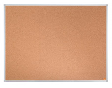 Korková tabuľa, 120x90 cm, hliníkový rám, NOBO "Essentials"
