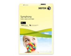 Kancelársky papier, farebný, A4, 160 g, XEROX "Symphony", svetložltý (pastelový)