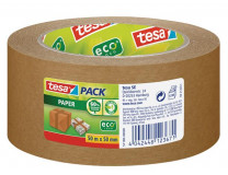 Baliaca páska, papierová 50 mm x 50 m, TESA "tesapack®" , hnedá