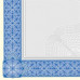 Predtlačený papier, A4, 185 g, SIGEL "Diplom", modrý