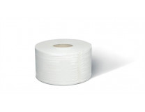 Toaletný papier, T2 systém, 1-vrstvový, priemer: 19 cm, Universal, TORK "Mini Jumbo", biela