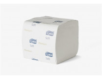 Toaletný papier, skladaný, T3 systém, 2-vrstvový, Premium, TORK "Folded", biela