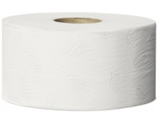 Toaletný papier, T2 systém, 2 vrstvový, priemer: 18,8 cm, Advanced, TORK "Mini Jumbo", biely