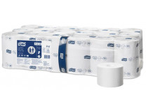 Toaletný papier, T7 systém, 2-vrstvový, priemer: 13,1 cm, Advanced, TORK "Mid-size", biela