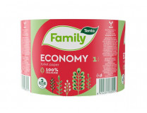 Toaletný papier, 2-vrstvový, malý kotúč, 36 kotúčov, TENTO "Family Economy", prírodná