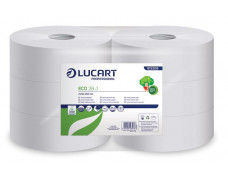 Toaletný papier, 2-vrstvový, maxi, priemer: 28 cm, LUCART "Eco 28 J", biely