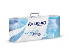 Toaletný papier, 3-vrstvový, malé kotúče, 10 kotúčov, LUCART "Soft and Strong", biely