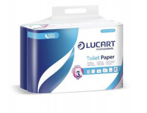 Toaletný papier, 3-vrstvový, malý kotúč, 24 kotúčov, LUCART "Cash and Carry Strong 3.24", biela