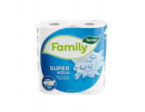 Kuchynské utierky, kotúčové, 2-vrstvové, TENTO "Family Super Aqua", biela