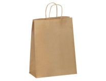 Darčeková taška, 22X10X30,5 cm, VIQUEL, hnedá