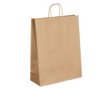 Darčeková taška, 35X14X40 cm, VIQUEL, hnedá