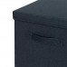 Úložný box, textilný, rozmer L, LEITZ "Fabric", zamatová sivá
