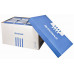 Archívny kontajner, 522x351x305 mm, kartónový, DONAU, modrý-biely